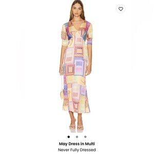Never Fully Dressed Women's Multi-Color Dress